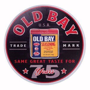 Old Bay Vintage Wooden Hanging Wall Sign NEW Fast Ship
